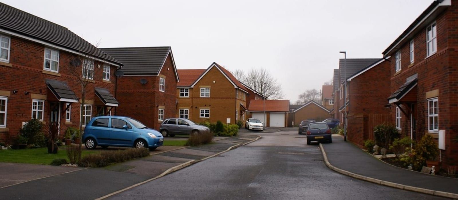 A residential street in Airdrie